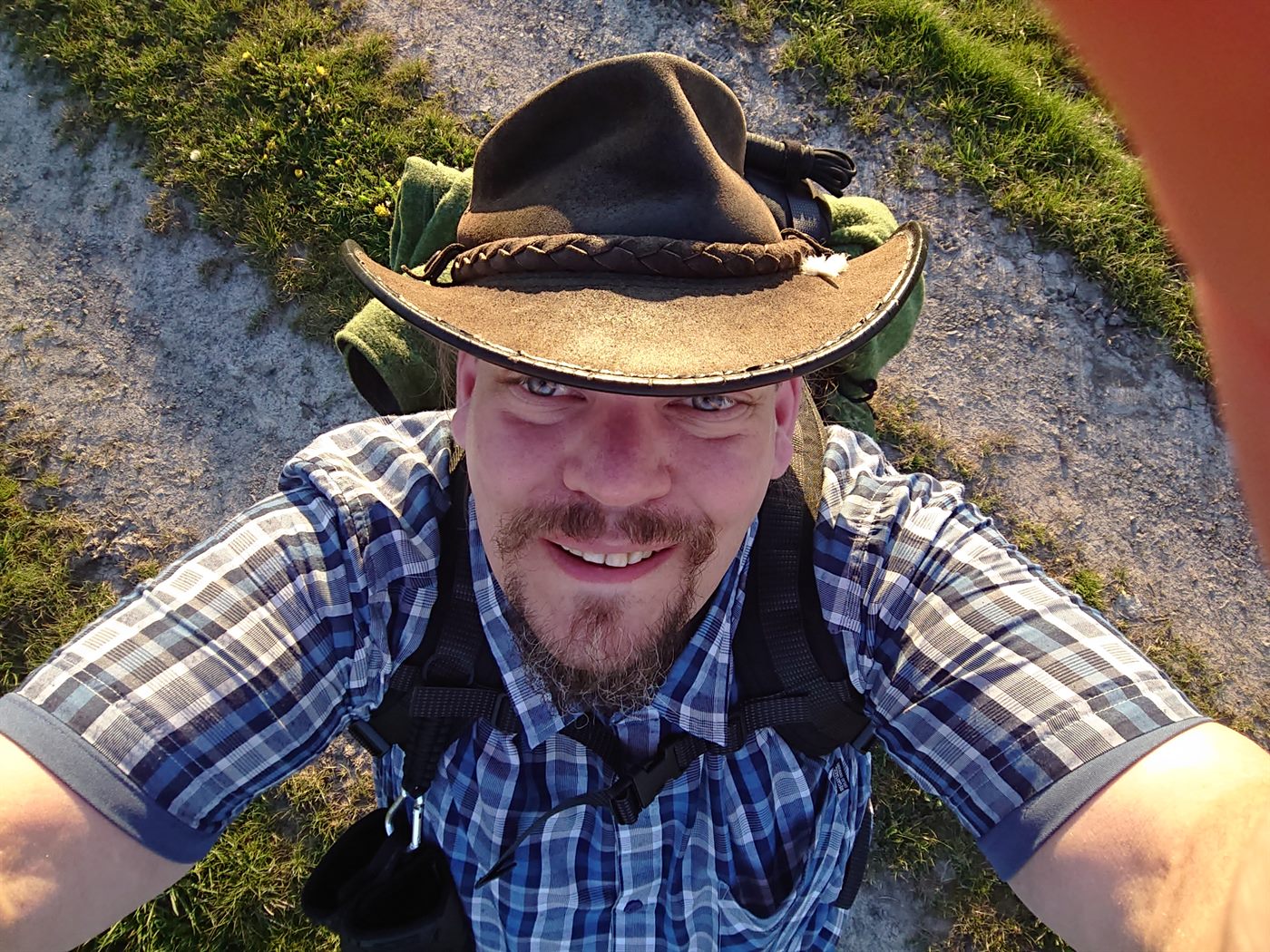 Peter unterwegs im Wald