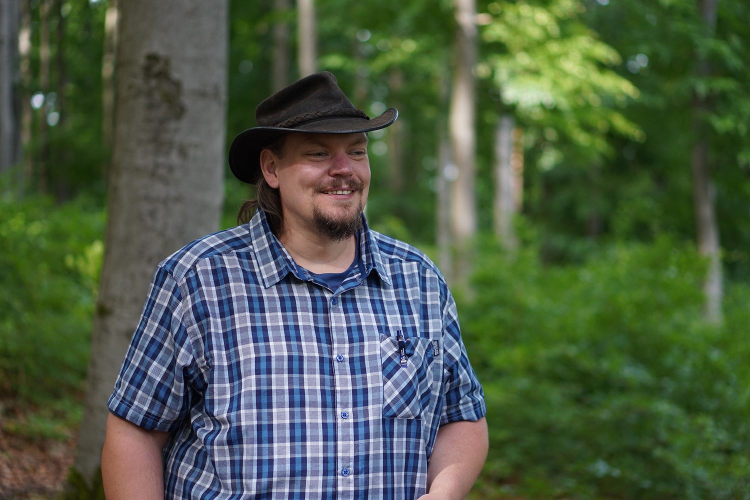 Peter im Wald, in seinem Element